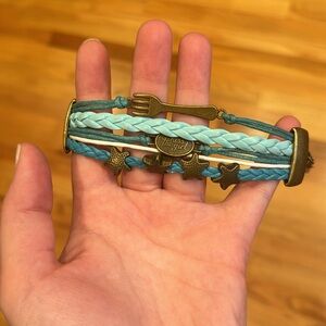 Braided The Little Mermaid Kiss The Girl Bracelet